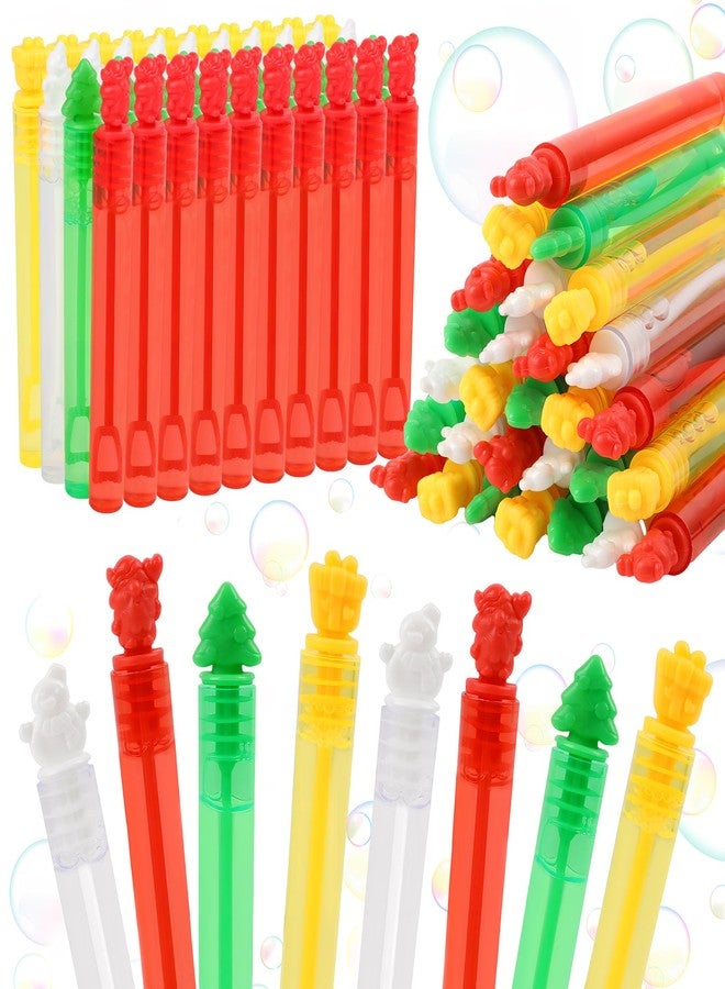 لوفر مجموعة LOAVER المكونة من 40 عصا فقاعات صغيرة للأطفال، هدايا مثالية لحفلات عيد الميلاد، ألعاب رائعة لحشو أكياس الهدايا، جوائز منزلية أو صفية. - Image 1